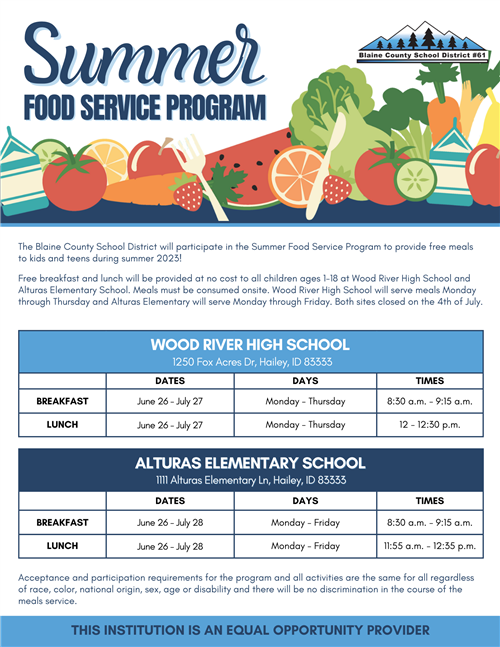 Summer Food Program 